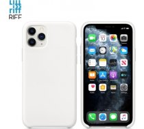 (Ir veikalā) Riff Plāns & Mīksts silikona aizmugures maks ar mīkstu iekšpusi priekš Apple iPhone 11 Pro Balts RF-SF-IP11PR-WH