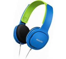 Philips Kids austiņas SHK2000BL On-ear Blue & Green / SHK2000BL/00 SHK2000BL/00
