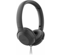 PHILIPS TAUH201BK/00 austiņas ar galvas stīpu un mikrofonu, melnas TAUH201BK/00