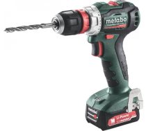 Akumulatora urbjmašīna PowerMaxx BS 12 BL Q / 2x2,0Ah, Metabo 601039500&MET