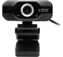 Savio CAK-01 Web Kamera Full HD 1080P ar Mikrofonu Melna SAVIO CAK-01