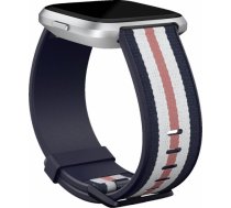 Fitbit watch strap Versa Woven L, navy/pink FB166WBNVPKL