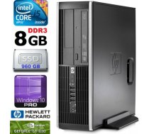 HP 8100 Elite SFF i5-650 8GB 960SSD GT1030 2GB DVD WIN10Pro RW5378
