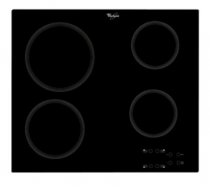 WHIRLPOOL AKT801NE keramiskā plīts virsma, 58 cm, melna AKT801NE