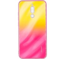 Evelatus Xiaomi Redmi 8 Water Ripple Gradient Color Anti-Explosion Tempered Glass Case Gradient Yellow-Pink EXR8WRGCATGCGR3