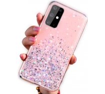 Fusion Glue Glitter Back Case Silikona Aizsargapvalks Priekš Apple iPhone 11 Pro Rozā APPLE IPHONE 11 PRO