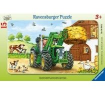 Ravensburger Mini Puzzle 06044 15gb. Traktors