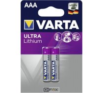 10x2 Varta Ultra Lithium Micro AAA LR 03 06103301402