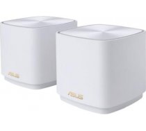Asus AX1800 Wireless Dual Band Mesh Router ZenWiFi AX Mini XD4 (2 pack) 802.11ax, 1800+1201 Mbit/s, 10 Mbit/s, Ethernet LAN (RJ-45) ports 2, Mesh Support Yes, MU-MiMO Yes, White 90IG05N0-MO3R40