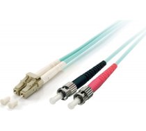 Equip Patchcord światłowodowy LC - ST Multimode Duplex OM3, 2m (255212) 255212