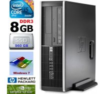 HP 8100 Elite SFF i5-650 8GB 960SSD GT1030 2GB DVD WIN10PRO/W7P RW5228UP