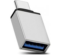 Fusion Universāls OTG Adapteris Type-C uz USB 3.0 Pelēks FSN-OTG-TYPC-GR