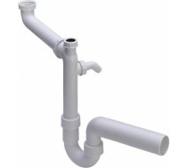 Viega PVC sifons 11/2"x50 ar veļas mašīnas pieslēgumu, speciālais modelis 104054