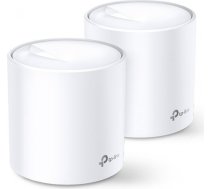 TP-Link Deco X60(2-pack) Whole Home Mesh Wi-Fi System 2x10/100/1000 ports,2.4GHz/5GHz,802.11ax,574+2402Mbps,4xInternal Antennas per Deco uni DECO X60(2-PACK)