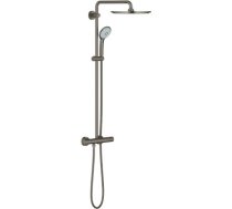 Grohe dušas sistēma ar termostatu Euphoria XXL 310, rokas duša Euphoria 110 Massage, brushed hard graphite 26075AL0