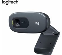 Logitech C270 Augstas izšķirtspējas Fleksibla Platleņķa HD 720p WEB kamera 960-000694 960-000694