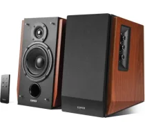 Edifier Active Bluetooth Bookshelf Speakers R1700BTS Brown, Bluetooth, Wireless connection R1700BTS BROWN