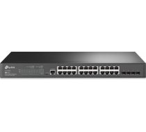 TP-LINK JetStream L2 Switch TL-SG3428 Web Managed, Rack Mountable, SFP ports quantity 4, Power supply type Single, Ethernet LAN (RJ-45) ports 24, 1 × Console Port, 1× Micro-USB Console Port TL-SG3428