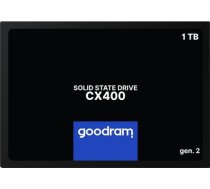 GOODRAM CX400 01T SSD, 2.5” 7mm, SATA 6 Gb/s, Read/Write: 550 / 500 MB/s, gen. 2 SSDPR-CX400-01T-G2