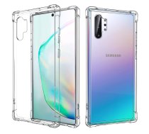 (Ir veikalā) 0.3 mm izturīgs Silikona Aizsargapvalks Priekš Samsung N975 Galaxy Note 10 Plus Caurspīdīgs FSN-SHK-SAM-N975-TR