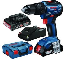 Bosch GSB 18V-55 Professional (2x2.0Ah, GAL 18V-40, L-Boxx) Akumulatora triecienurbjmašīna-skrūvgriezis 06019H5301