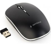 Gembird Silent Wireless Optical Mouse MUSW-4BS-01 USB, Black MUSW-4BS-01