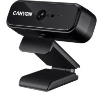 CANYON C2N 1080P full HD 2.0Mega fixed focus webcam with USB2.0 connector, 360 degree rotary view scope, built in MIC, Resolution 1920*1080, viewing angle 88°, cable length 1.5m, 90*60*55mm, 0.095kg, Black CNE-HWC2N