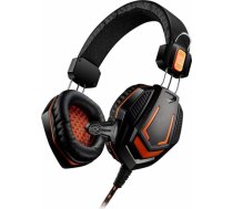 CANYON Gaming headset 3.5mm jack ar mikrofonu and volume control, with 2in1 3.5mm adapter, cable 2M, Black, 0.36kg CND-SGHS3A