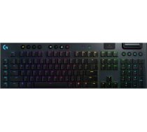 LOGITECH G915 LIGHTSPEED Wireless RGB Mechanical Gaming Keyboard - GL Tactile - CARBON - PAN - 2.4GHZ/BT - NORDIC - TACTILE SWITCH 920-008907
