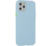 (Ir veikalā) Fusion Solid Case Silikona Aizsargapvalks Maciņš Priekš Samsung G980 Galaxy S20 Gaiši Zils FSN-SC-BC-G980-LBL