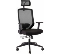 Biroja krēsls u JOY 64x64xH115-125cm, sēdvieta: audums, atzveltne: tīklveida audums, krāsa: melns 14501
