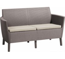 Keter Dārza dīvāns divvietīgs Salemo 2 Seater Sofa bēšs 29209038587