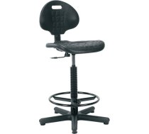 Augsts darba krēsls NARGO 71x71xH89-120cm, sēdeklis un atzveltne: plastmasa, krāsa: melns 80655