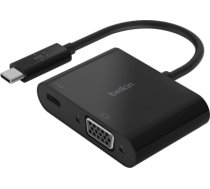 Adapteris Belkin USB-C uz VGA + 60W AVC001BTBK