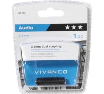 Vivanco audio adapteris 3,5mm - 3.5mm (46108) 46108