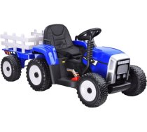 Liels elektriskais traktors ar piekabi, zils DPA0242-NI