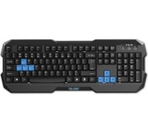 E-Blue EKM075BK Polygon Spēļu Klaviatūra ar vadu USB / Melna (ENG) EKM075BK