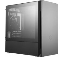 Cooler Master SILENCIO S400 with TG side panel Black, Mini ITX, Micro ATX, Power supply included No MCS-S400-KG5N-S00