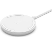 Belkin Wireless Charging Pad 15W + QC 3.0 24W Wall Charger  BOOST CHARGE White WIA002VFWH