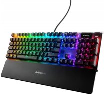 SteelSeries Apex Pro, Gaming keyboard, RGB LED light, Black, Wired, 64631