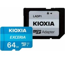 Toshiba Kioxia MicroSD karte 64GB class 10 + adapter SD LMEX1L064GG2