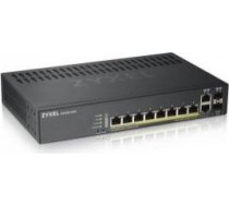 ZYXEL GS1920-8HPV2, 10-PORT GBE L2 POE+ SMART SWITCH, 130 WATT, FANLESS GS1920-8HPV2-EU0101F