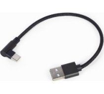 Gembird USB Type-C Male - USB Male 0.2m Black CC-USB2-AMCML-0.2M