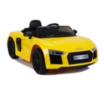 Bērnu vienvietīgs elektromobilis Audi R8 Spyder, dzeltens