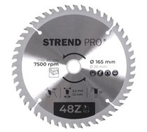 Disks Strend Pro TCT 165x2,2x20 mm 48T, kokam, zāģis