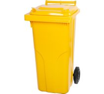 Konteiners atkritumiem MGB 120 lit, plastmasa, dzeltena 1018, HDPE