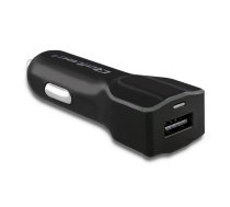 Intelligent Car charger 12-24V | 12W | 5V | 2.4A | USB | Black