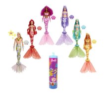 Barbie Lelles un aksesuāri - Barbie Color Reveal Rainbow Mermaids Series lelle HCC46, HCC46 Color Reveal™ Barbie® Asst (5) - Rainbow Mer, Barbie Color Reveal Rainbow Mermaids Series lelle