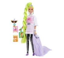 Barbie Lelles un aksesuāri - Barbie Extra Doll-Neon Green Hair lelle HDJ44, 0194735024445, HDJ44 Barbie® Extra Doll - Neon Green Hair, Barbie Extra Doll-Neon Green Hair lelle