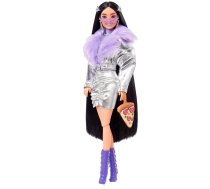 Barbie Lelles un aksesuāri - Barbie Extra Doll-Purple Fur Purple Boots lelle HHN07, 0194735072613, HHN07, Barbie Extra Doll-Purple Fur Purple Boots lelle